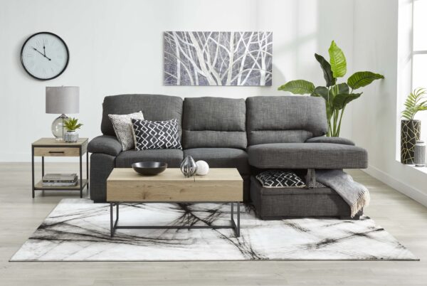 Tessaro Pop-Up Sofa Bed - Charcoal - Image 2