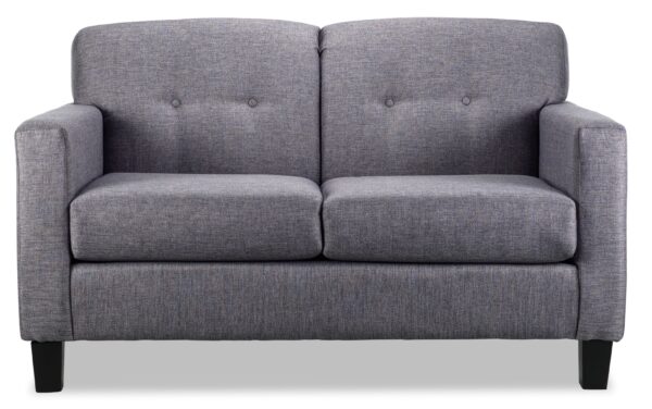 Merlin Loveseat - Grey - Image 2