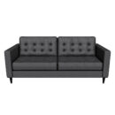 Anthena Polyester Sofa - Charcoal