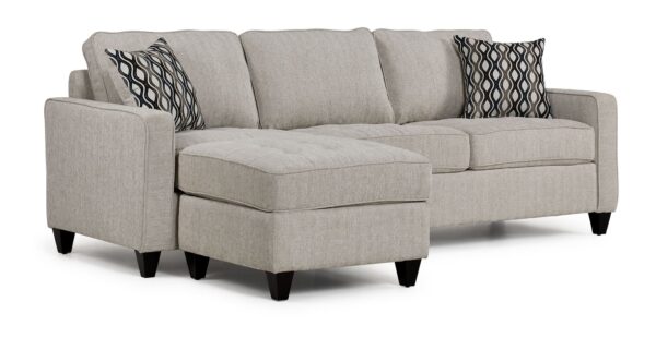 Flipp-it Sofa with Reversible Chaise/Ottoman - Platinum - Image 8