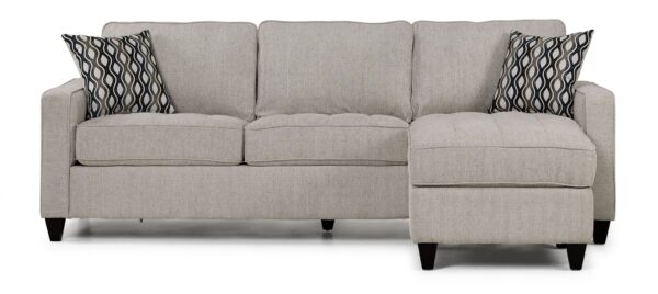 Flipp-it Sofa with Reversible Chaise/Ottoman - Platinum - Image 11