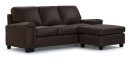 Icon Leather Sofa Chaise - Mocha