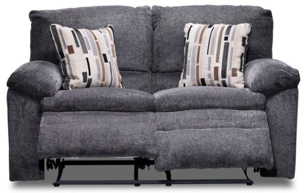 Tosh Reclining Loveseat-Pewter - Image 4
