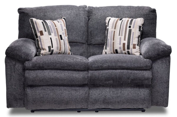 Tosh Reclining Loveseat-Pewter - Image 3