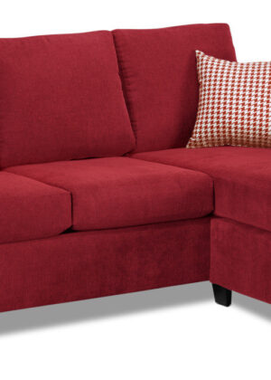 Fava Chaise Sofa - Red