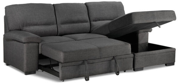 Tessaro Pop-Up Sofa Bed - Charcoal - Image 10