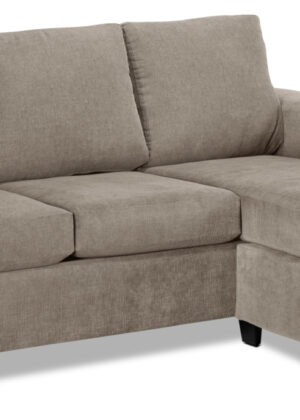 Fava Chaise Sofa - Pewter