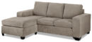 Fava Chaise Sofa - Pewter