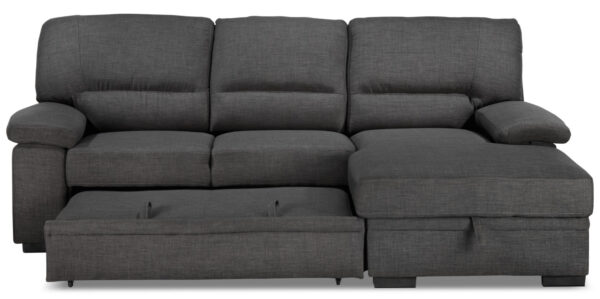 Tessaro Pop-Up Sofa Bed - Charcoal - Image 7