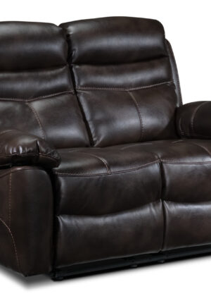 Devon Reclining Loveseat - Brown