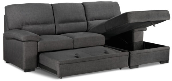 Tessaro Pop-Up Sofa Bed - Charcoal - Image 6