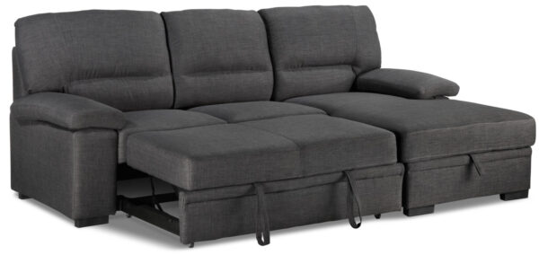 Tessaro Pop-Up Sofa Bed - Charcoal - Image 8