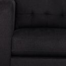 Anthena Polyester Sofa - Charcoal