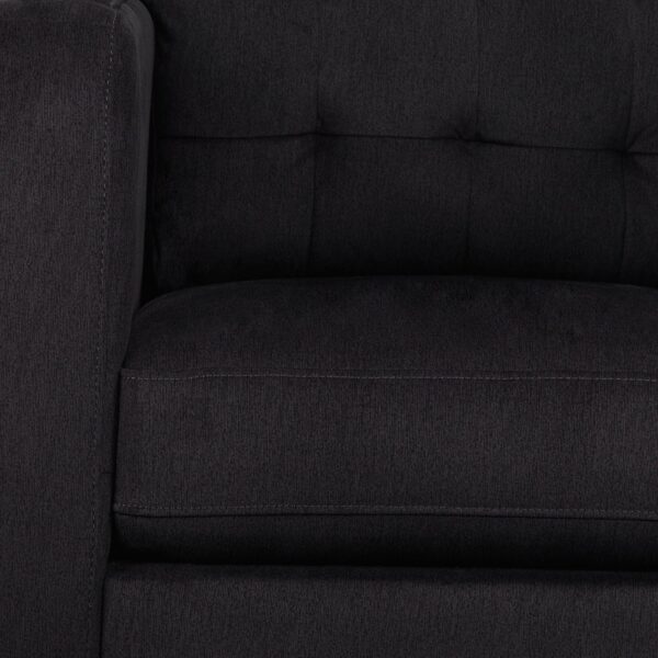 Anthena Polyester Sofa - Charcoal - Image 7