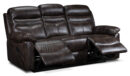 Devon Reclining Sofa - Brown