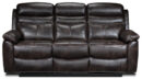 Devon Reclining Sofa - Brown