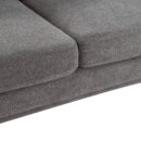 Cosmo 80" Fabric Sofa with Tufted Back Cushions - Charcoal | Sofa Cosmo de 80 po en tissu avec coussins de dossier capitonnés - anthracite