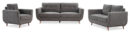 Cosmo 80" Fabric Sofa with Tufted Back Cushions - Charcoal | Sofa Cosmo de 80 po en tissu avec coussins de dossier capitonnés - anthracite