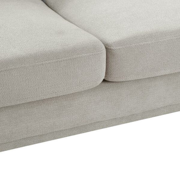 Cosmo 80" Fabric Sofa with Tufted Back Cushions - Grey | Sofa Cosmo de 80 po en tissu avec coussins de dossier capitonnés - gris - Image 5