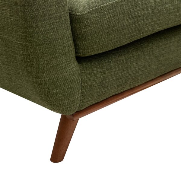 Kort & Co. Freeman 80” Linen-Look Fabric Condo Size Sofa with Wood Legs - Avocado Green | Sofa Freeman de Kort & Co. de 80 po de format condo en tissu d’apparence lin avec base et pattes en bois - vert avocat - Image 11