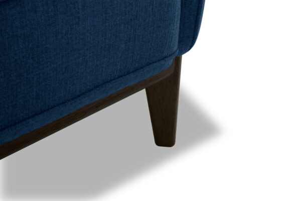 Cindy Crawford Home Gena 78.7" Linen-Look Fabric Condo Size Sofa with Removable Back Cushions - Midnight Blue | Sofa Gena de Cindy Crawford Home de 78,7 po de format condo en tissu d’apparence lin avec coussins de dossier amovibles - bleu minuit - Image 7