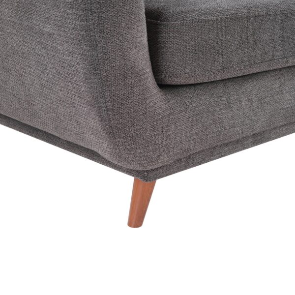 Cosmo 80" Fabric Sofa with Tufted Back Cushions - Charcoal | Sofa Cosmo de 80 po en tissu avec coussins de dossier capitonnés - anthracite - Image 4