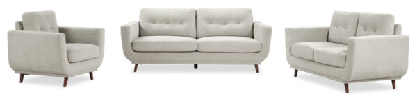 Cosmo 80" Fabric Sofa with Tufted Back Cushions - Grey | Sofa Cosmo de 80 po en tissu avec coussins de dossier capitonnés - gris - Image 6