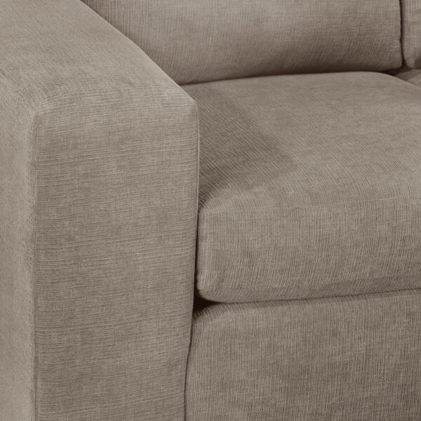 Fava Chaise Sofa - Pewter - Image 7
