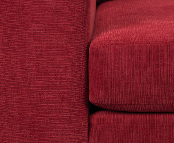 Fava Chaise Sofa - Red - Image 8