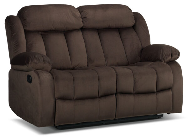 Alabama Reclining Loveseat - Deep Brown - Image 2