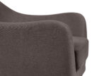Calla 73.62" Linen-Look Fabric Condo Size Sofa with Button Tufting and Wood Legs - Dark Grey | Sofa Calla de 73,62 po de format condo en tissu d’apparence lin avec capitonnage et pattes en bois - gris foncé