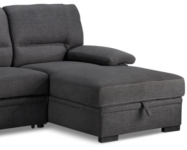 Tessaro Pop-Up Sofa Bed - Charcoal - Image 4