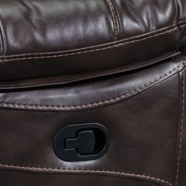 Devon Reclining Sofa - Brown - Image 7
