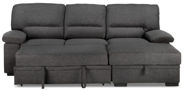 Tessaro Pop-Up Sofa Bed - Charcoal - Image 9