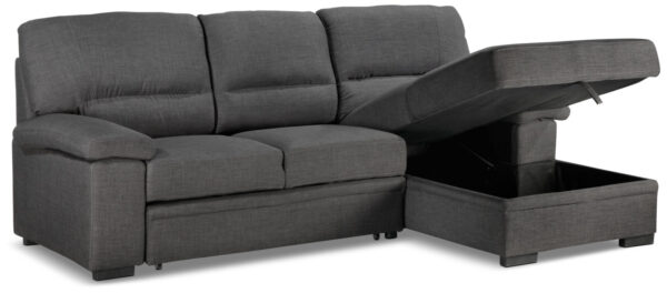 Tessaro Pop-Up Sofa Bed - Charcoal - Image 13