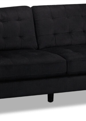 Anthena Polyester Sofa - Charcoal